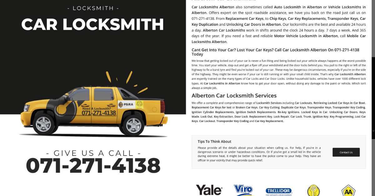 Locksmiths Alberton